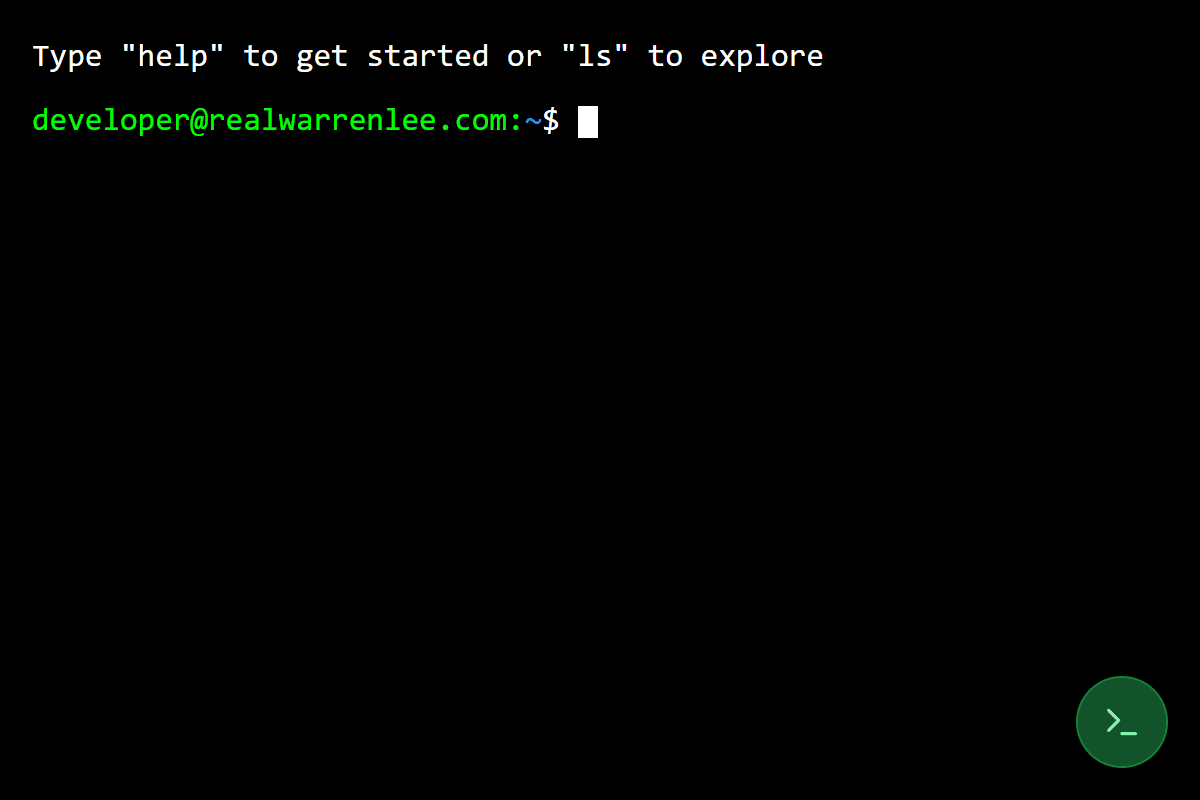 Terminal Portfolio